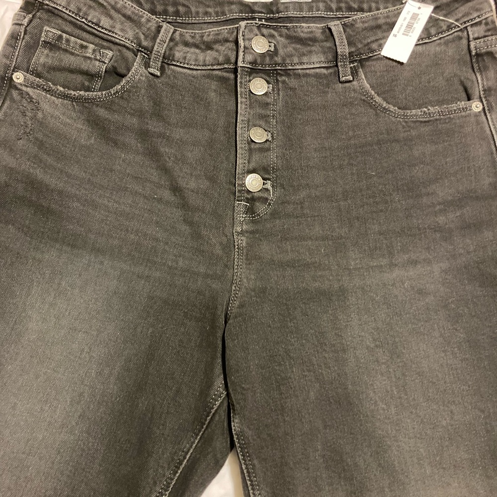 Women’s Old Navy Black button, front jeans